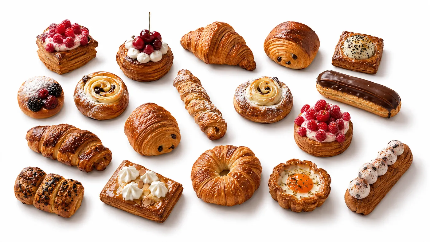 Bakery — cookies, pastries & viennoiserie