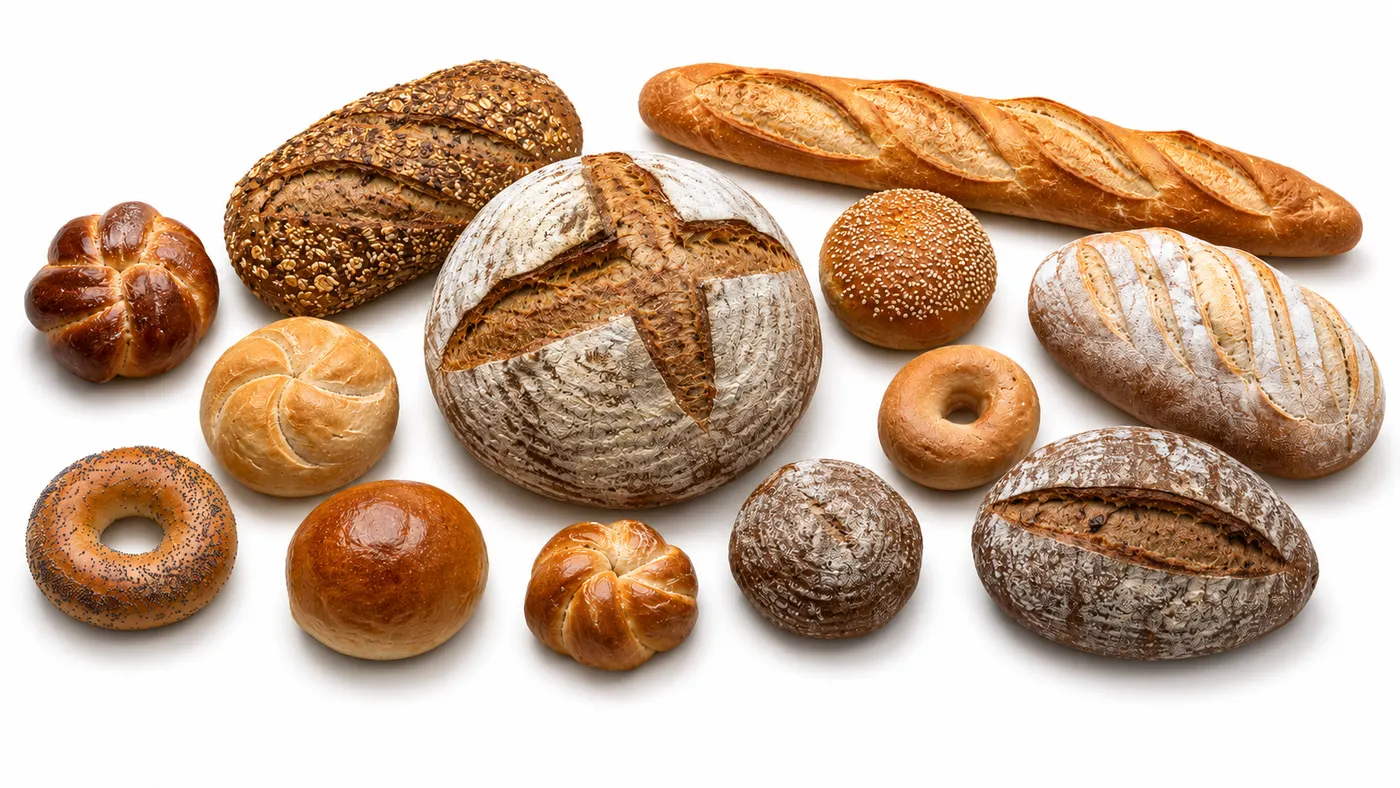Breads & Buns — loaves, rolls & burger buns