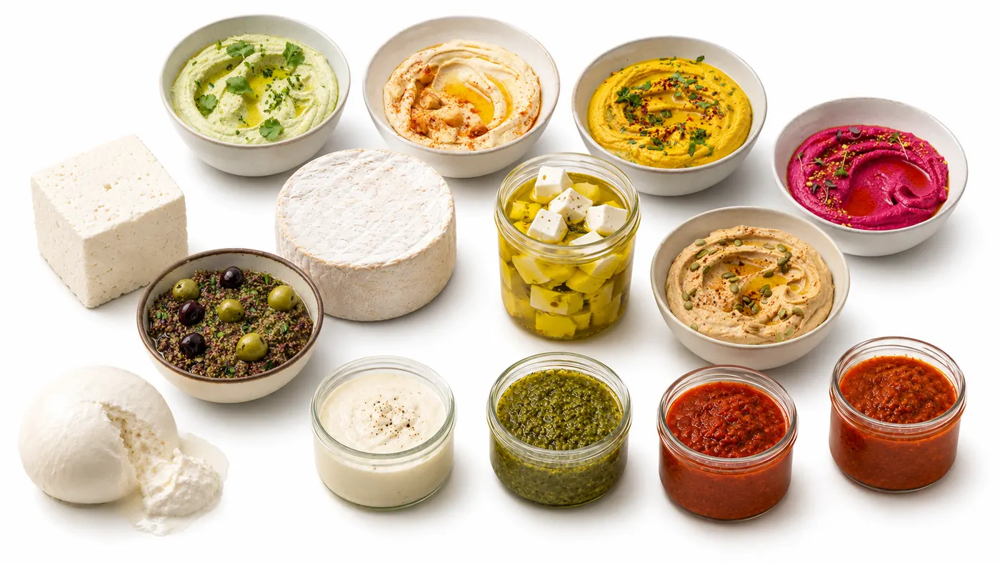 Cheeses, Sauces & Dips — fresh cheeses, sauces, spreads & dips